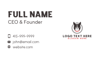 Dog Pet Veterinary Business Card Design