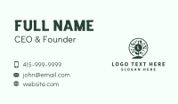 Green Mop Cleaning Business Card Design