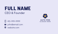 Soccer Sports Atom  Business Card