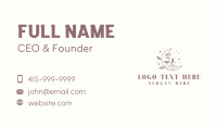 Boho Flower Moon Business Card