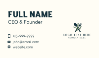 Rustic Rosemary Restaurant Business Card