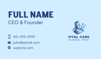 Blue Ninja Mercenary Business Card