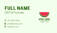 Fresh Watermelon Fruit Business Card