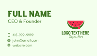 Fresh Watermelon Fruit Business Card