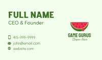 Fresh Watermelon Fruit Business Card