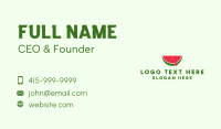 Fresh Watermelon Fruit Business Card