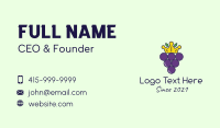 Grapes Crown Business Card