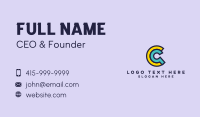 Letter Ca Business Card example 1