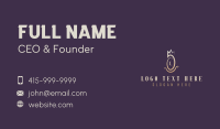 Events Business Card example 3