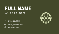 Military Air Force Badge Business Card Design