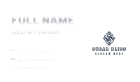 Industrial Company Letter S Business Card Image Preview