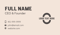 Generic Black Brand Business Card Design