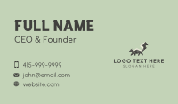 Geometric Wild Skunk Business Card