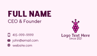 Grape Fruit Stars Business Card