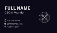 Barbell Weights Gym Business Card