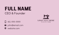 Sewing Machine Business Card example 2