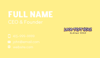 Hip Hop Business Card example 1