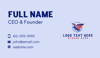 Patriotic Eagle Wings Business Card