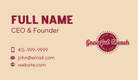 Confectionery Business Card example 3