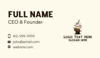 Whipped Cream Business Card example 3