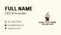 Chocolate Caramel Smoothie Business Card