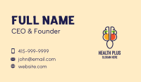 Brain Food Restaurant  Business Card