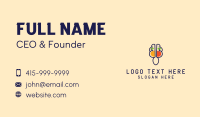 Brain Food Restaurant  Business Card