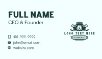 Automotive Engine Garage Business Card