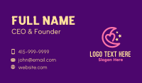 Nocturnal Business Card example 4