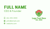 Tennis Ball Crest  Business Card