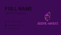 Purple Skull Spray Paint Business Card Image Preview