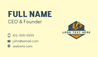 Mining Industrial Excavator Business Card