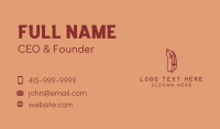 Red Hotdog Sandwich Business Card Design