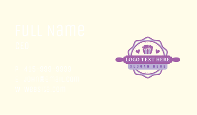 Cupcake Bakery Pastry Business Card