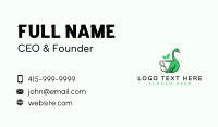 Organic Tea Swan Business Card