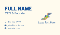 Cool Winged Kicks  Business Card