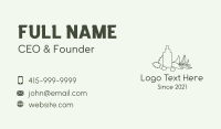 Green Organic Oil  Business Card