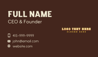 Retro Hippie Business Business Card Design