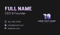 Geometric Media Number 18 Business Card
