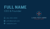 Heater Cooling HVAC Business Card