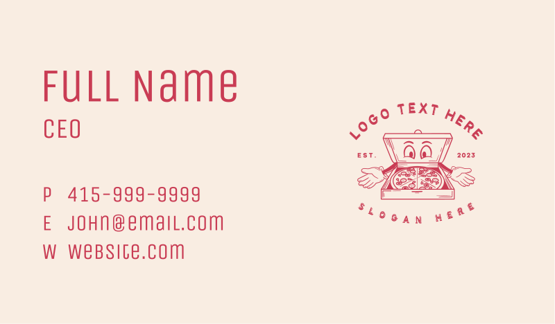 Diner Business Card example 3
