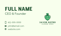 Green Heart Money  Business Card