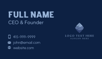 Diamond Abstract Wave Business Card