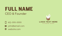 Coconut Milk Business Card example 3