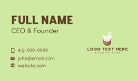 Tropical Coconut Fruit Business Card