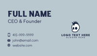 Cool Punk Skull Business Card