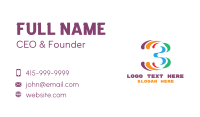 Triple Business Card example 4