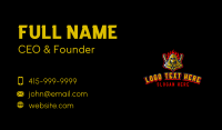 Samurai Ninja Warrior Gaming Business Card