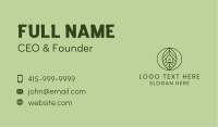 Environmental Leaf House Business Card