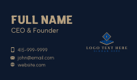 Tile Geometric Flooring Business Card